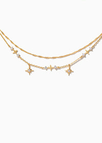 Wandering Stars Necklace - Gold