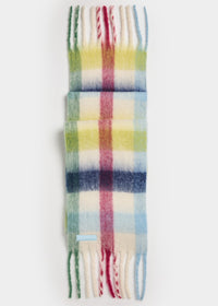 MAD HTR Oversized Blanket Scarf - Multicolor Plaid