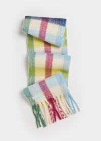 MAD HTR Oversized Blanket Scarf - Multicolor Plaid