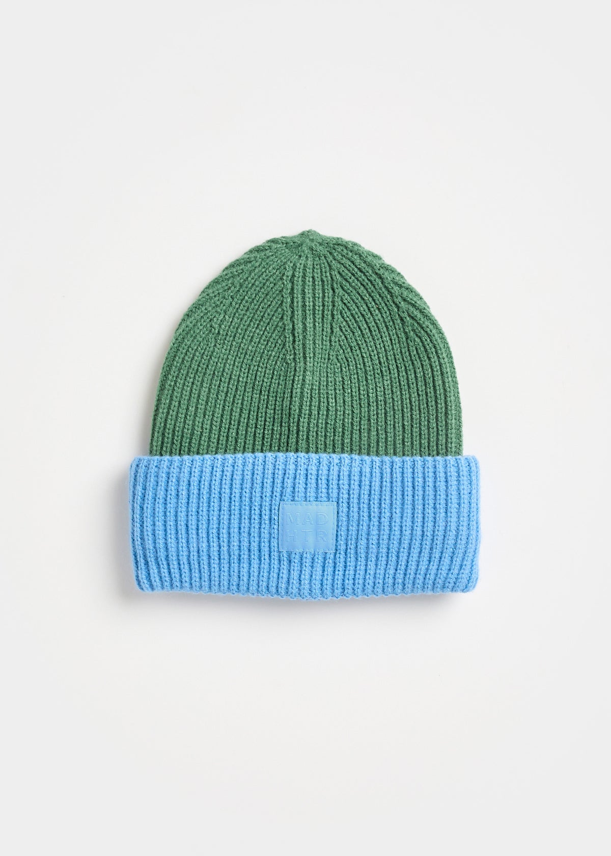MAD HTR Two-Tone Beanie - Youth - Green & Blue
