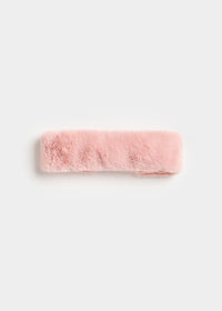 MAD HTR Faux Fur Headband - Blush