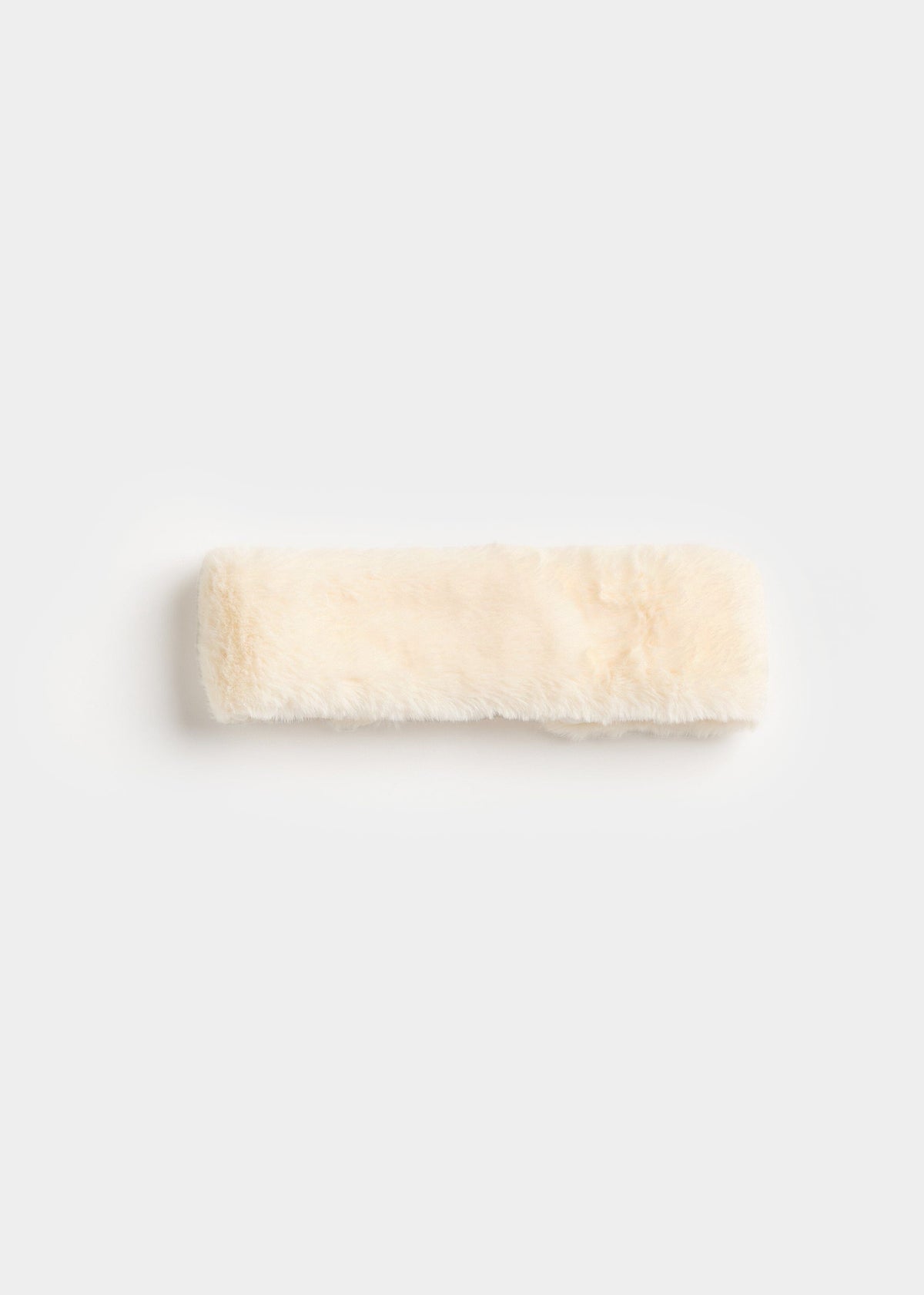 MAD HTR Faux Fur Headband - Ivory