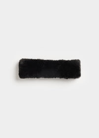 MAD HTR Faux Fur Headband - Black