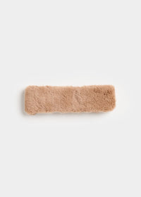 MAD HTR Faux Fur Headband - Taupe