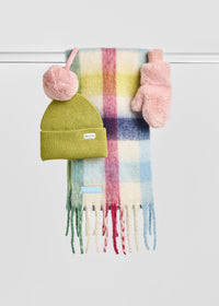 MAD HTR Oversized Blanket Scarf - Multicolor Plaid