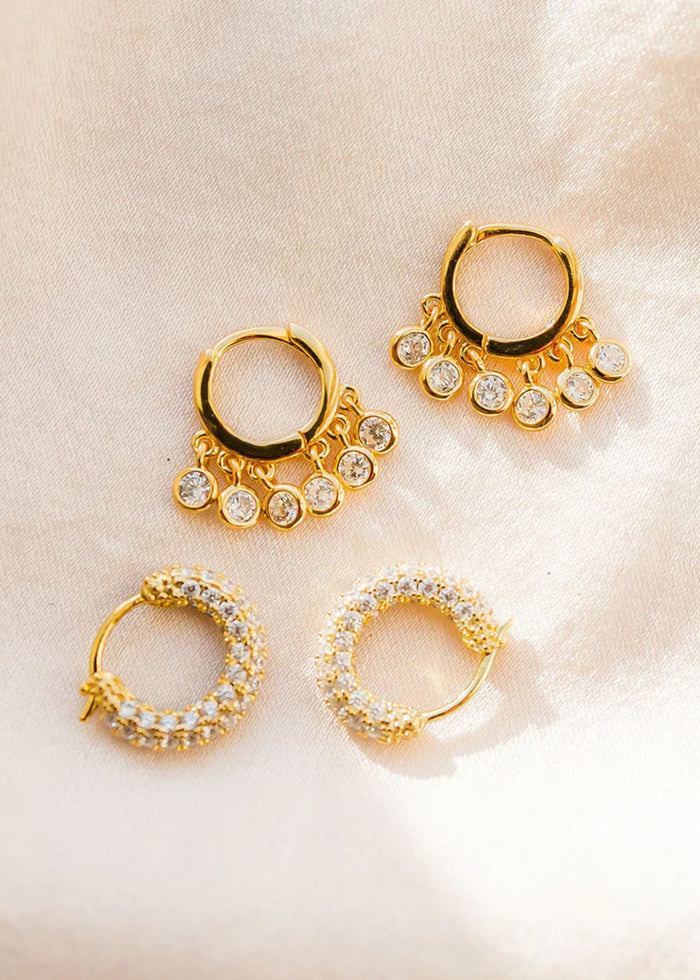 Florence Shaker Huggie - Gold