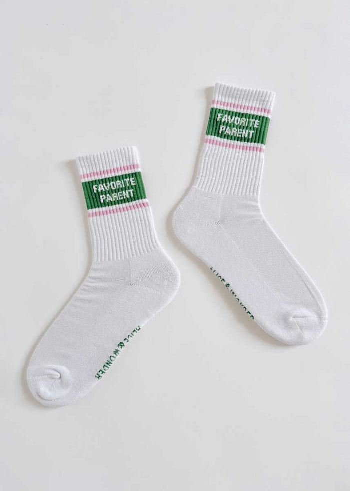 Favorite Parent Long Crew Sock