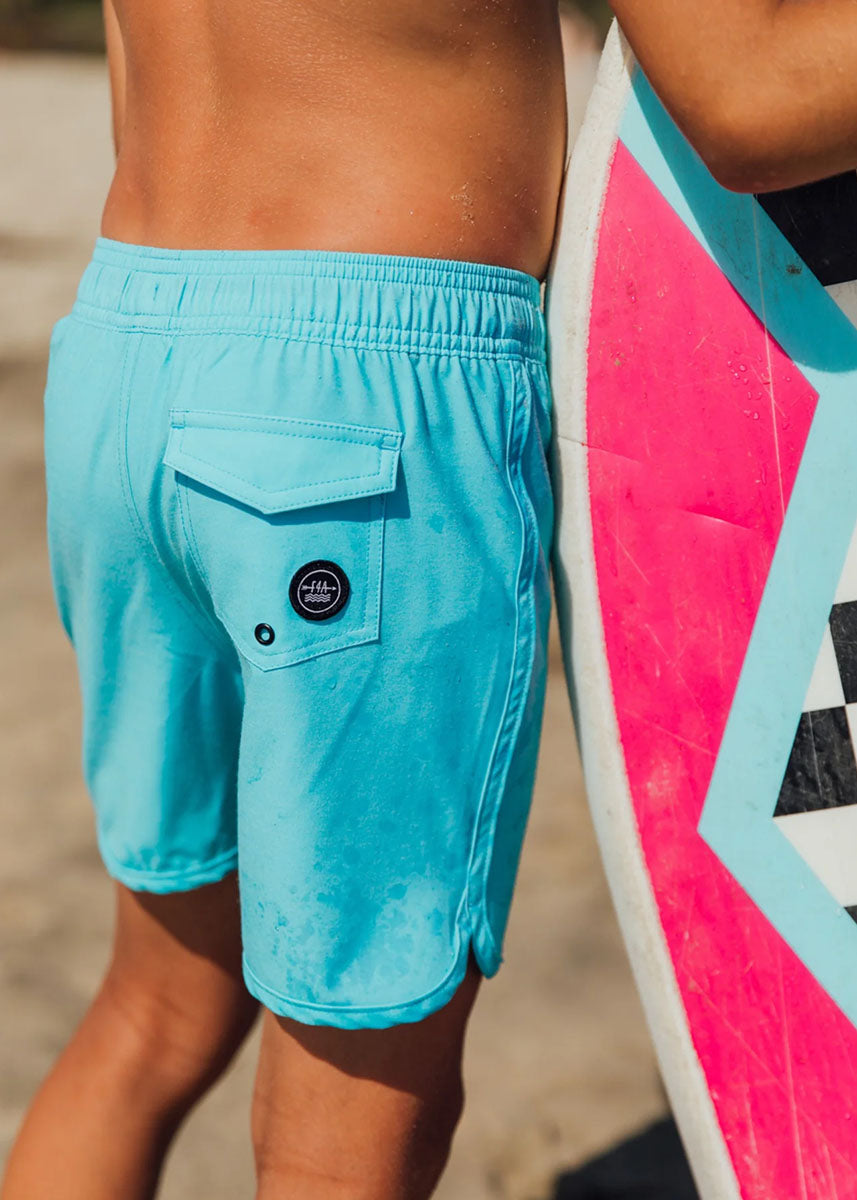 Scallop Boardshort - Ocean Blue