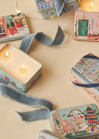 Christmas Tin Candle - Gingerbread & Vanilla - 5 oz.