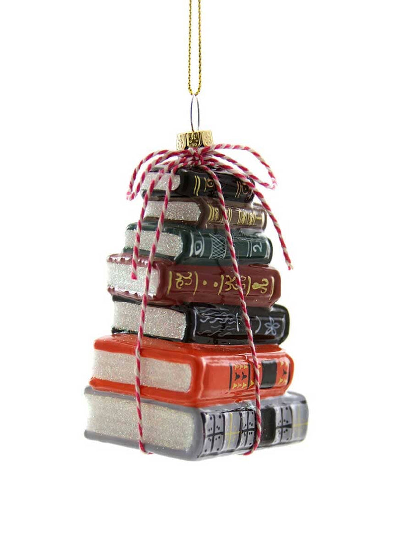 Stacked Books Ornament