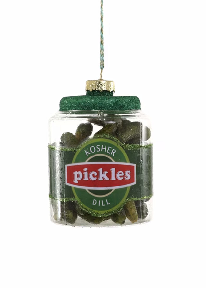 Kosher Dill Pickle Jar Ornament - Large