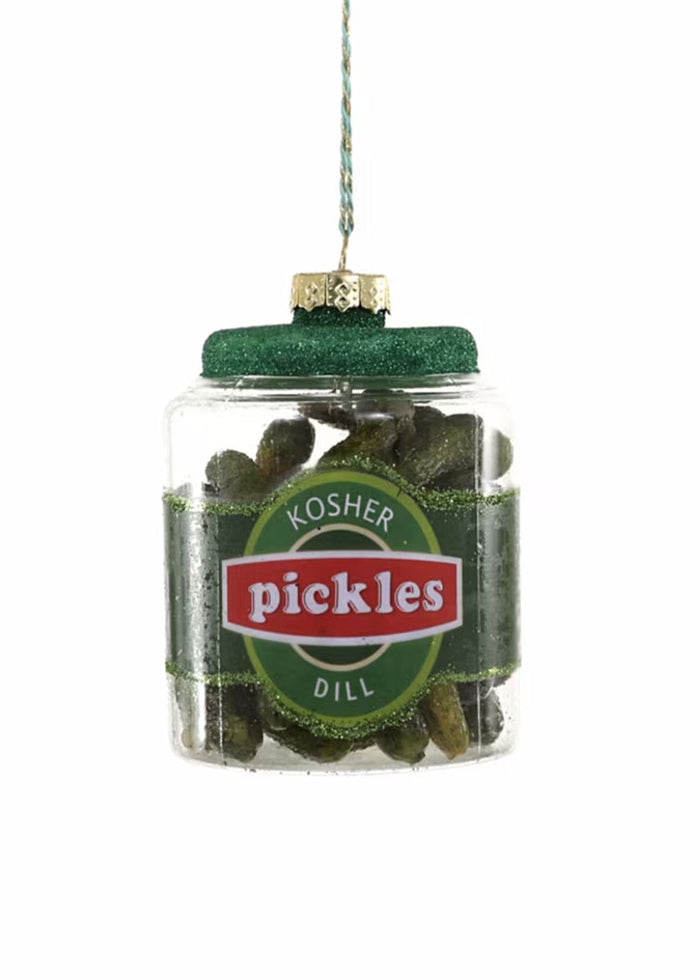 Kosher Dill Pickle Jar Ornament - Large