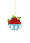 Bowl Of Cherries Ornament