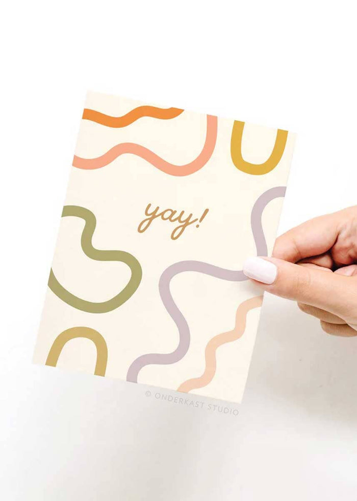 Yay Squiggles Card
