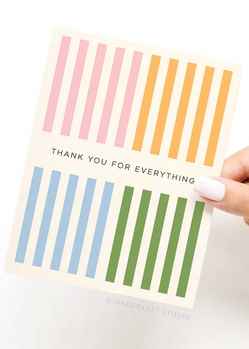 Thank You For Everything Card