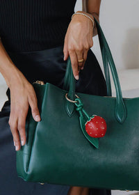 Strawberry Bag Charm - Red