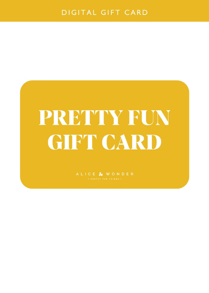 Digital Alice & Wonder Gift Card