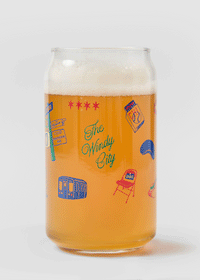 Chicago Icons Can Glass