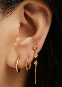 Grande Reese Hoops - 10 mm