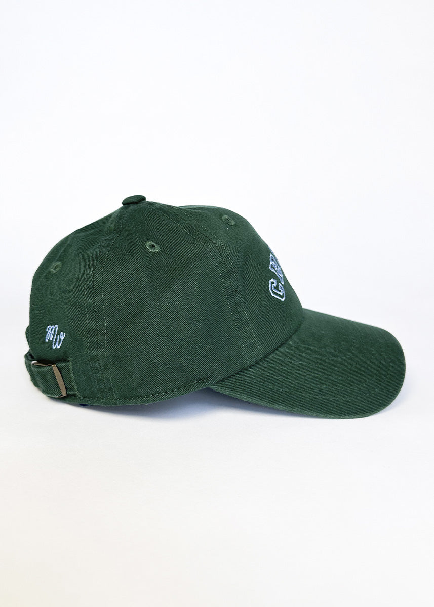 Youth Chicago Arch Dad Hat - Green & Blue