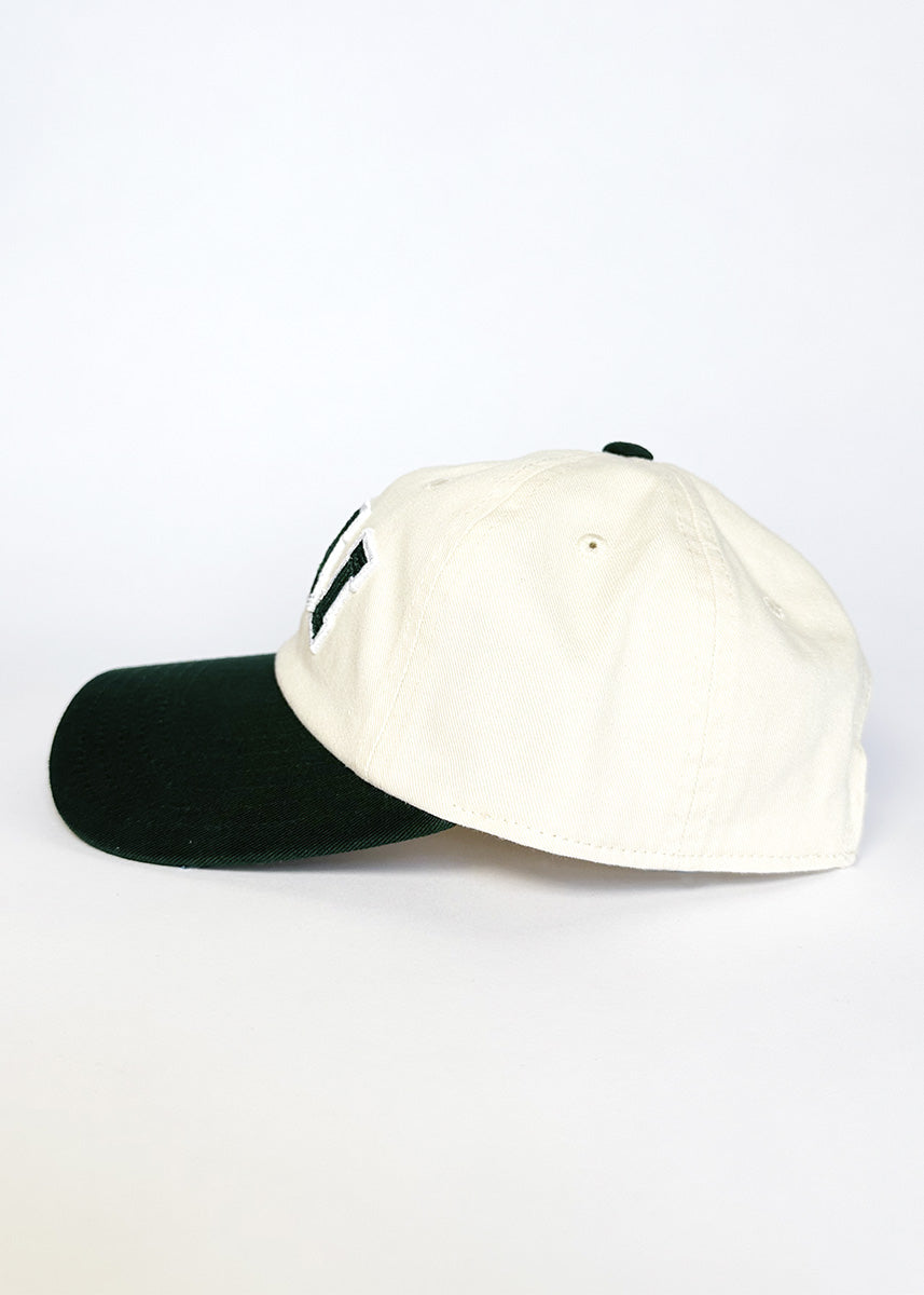 Youth Chi 2-Tone Baseball Cap - Dark Green