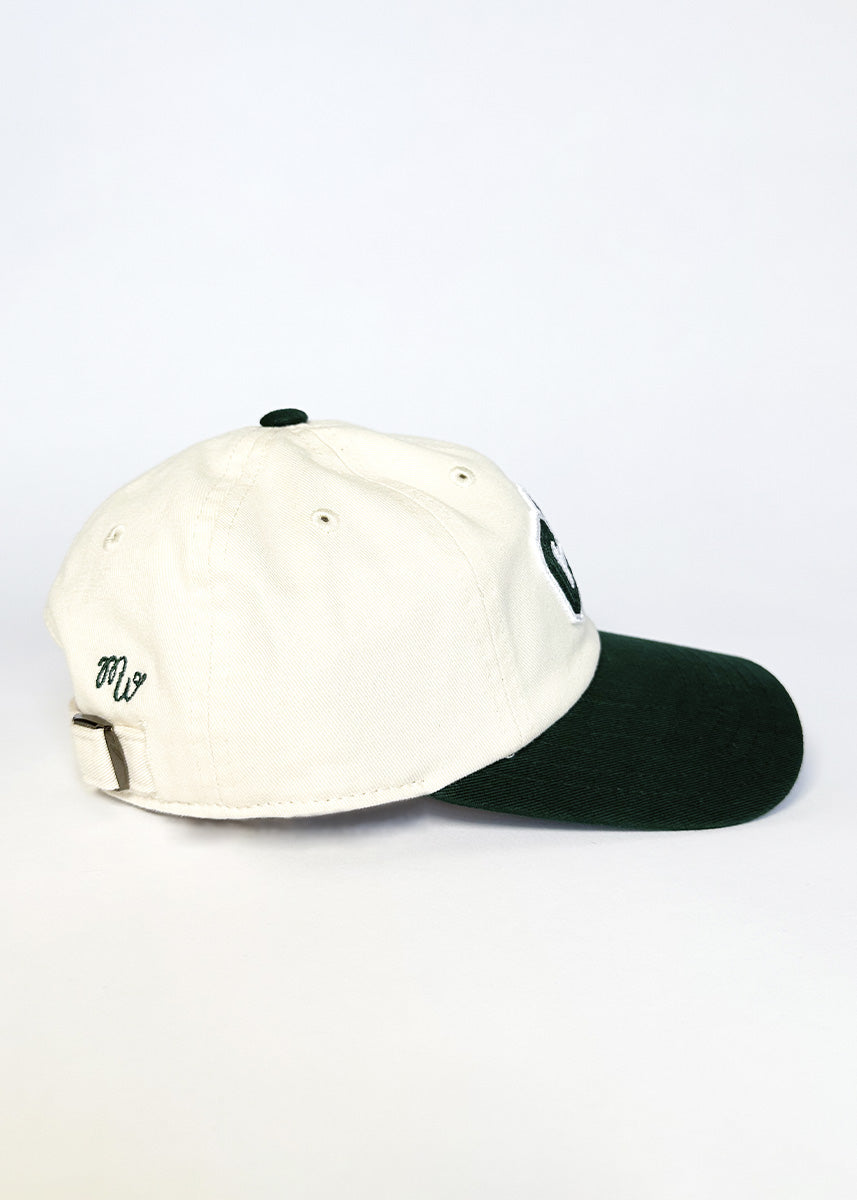 Youth Chi 2-Tone Baseball Cap - Dark Green