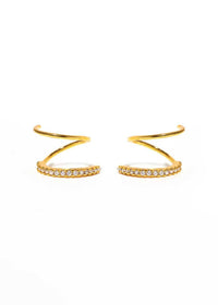 Double Take Twist Hoops