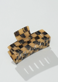 Harvest Checkered Claw Clip
