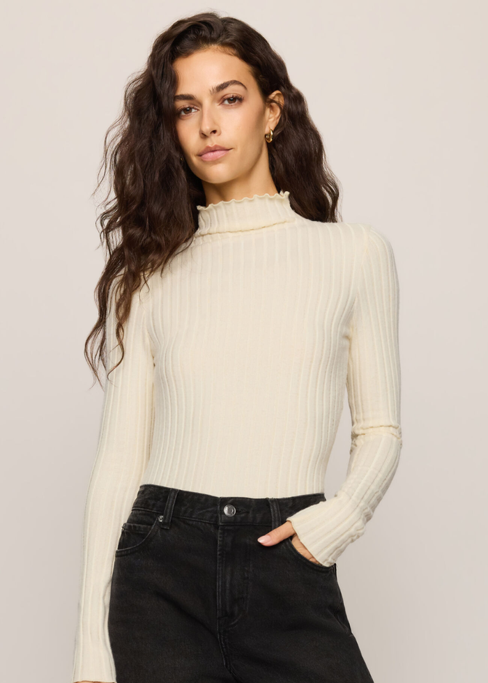 Hattie Long Sleeve Top - Antique White