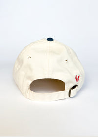 Youth Chi Heart Icon Hat - Ivory & Breaker Blue