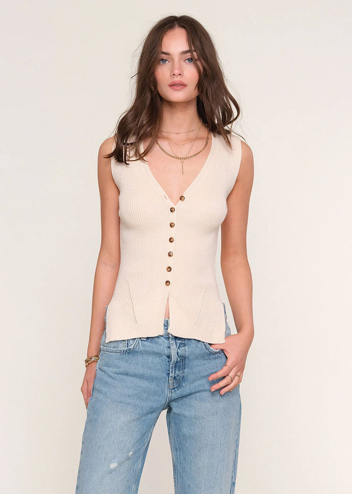 Tucker Vest - Ivory