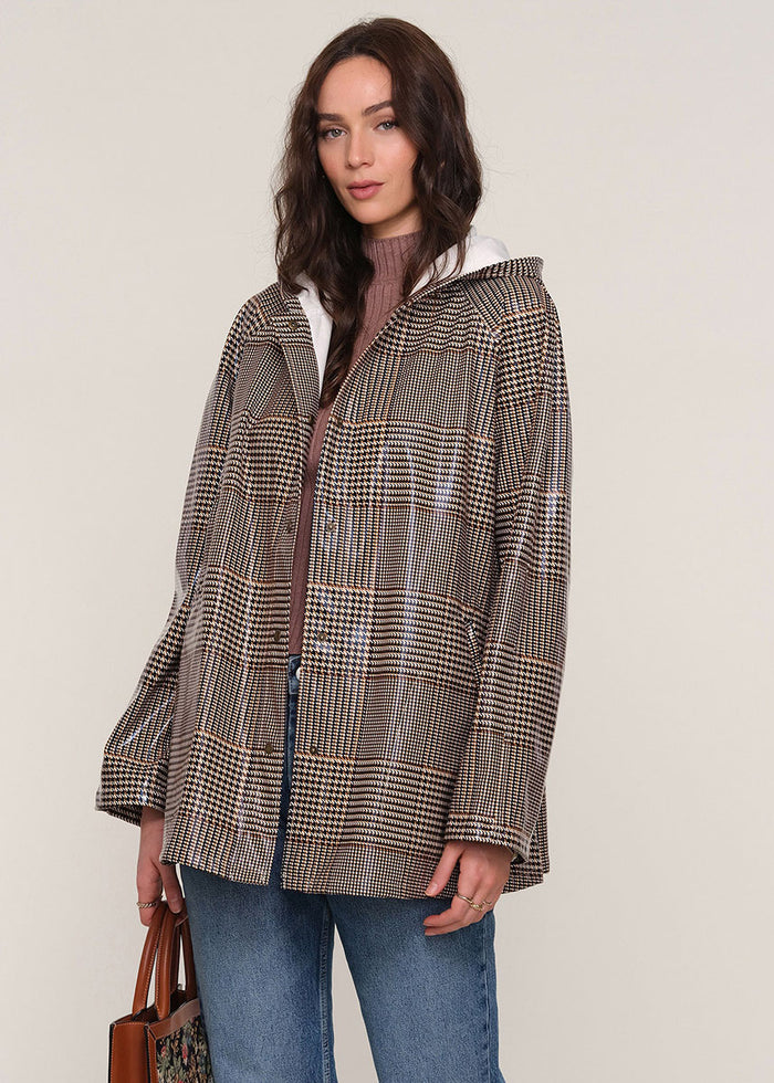 Jesse Raincoat - Houndstooth