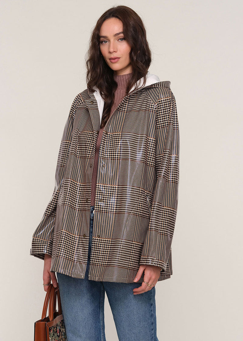 Jesse Raincoat - Houndstooth