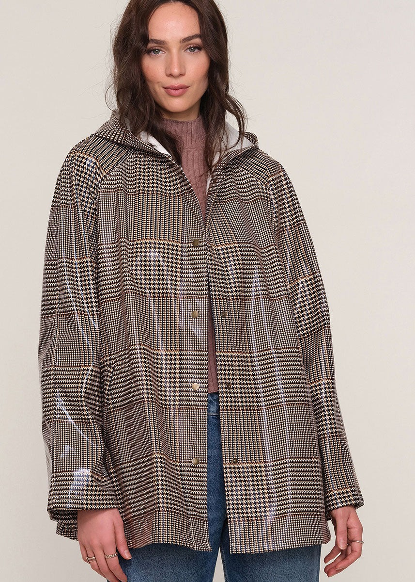 Jesse Raincoat - Houndstooth