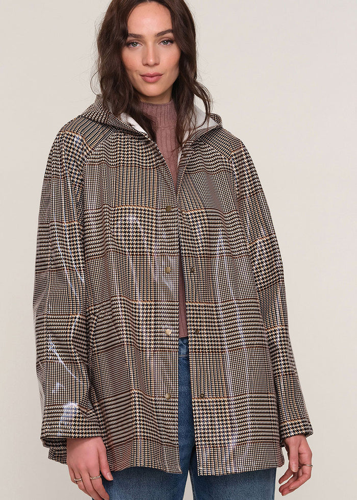 Jesse Raincoat - Houndstooth