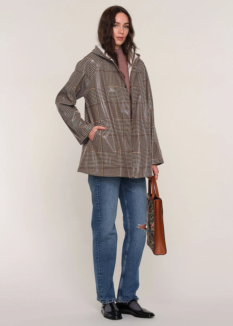 Jesse Raincoat - Houndstooth