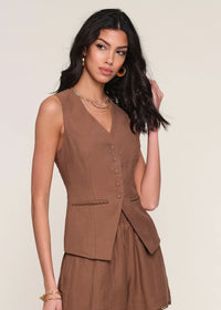 Campari Vest - Mocha
