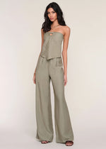 Violet Wide-Leg Pant - Army