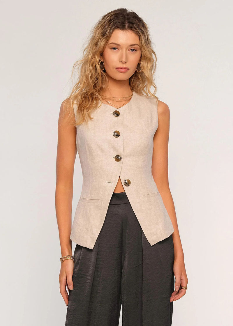 Emerson Vest - Stone