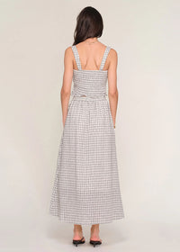 Shawn Tie Ruffle Tank - Eggshell