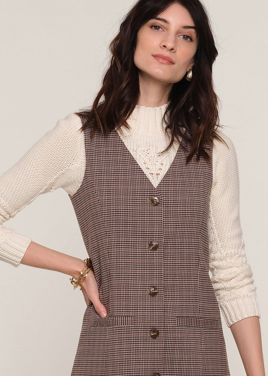 Chela Dress - Bark