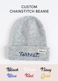 Toddler Mad Hatter Ribbed Knit Beanie - Heather Grey