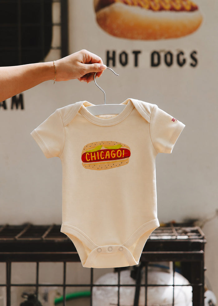 Hot Dog, It's Chicago! Short Sleeve Onesie