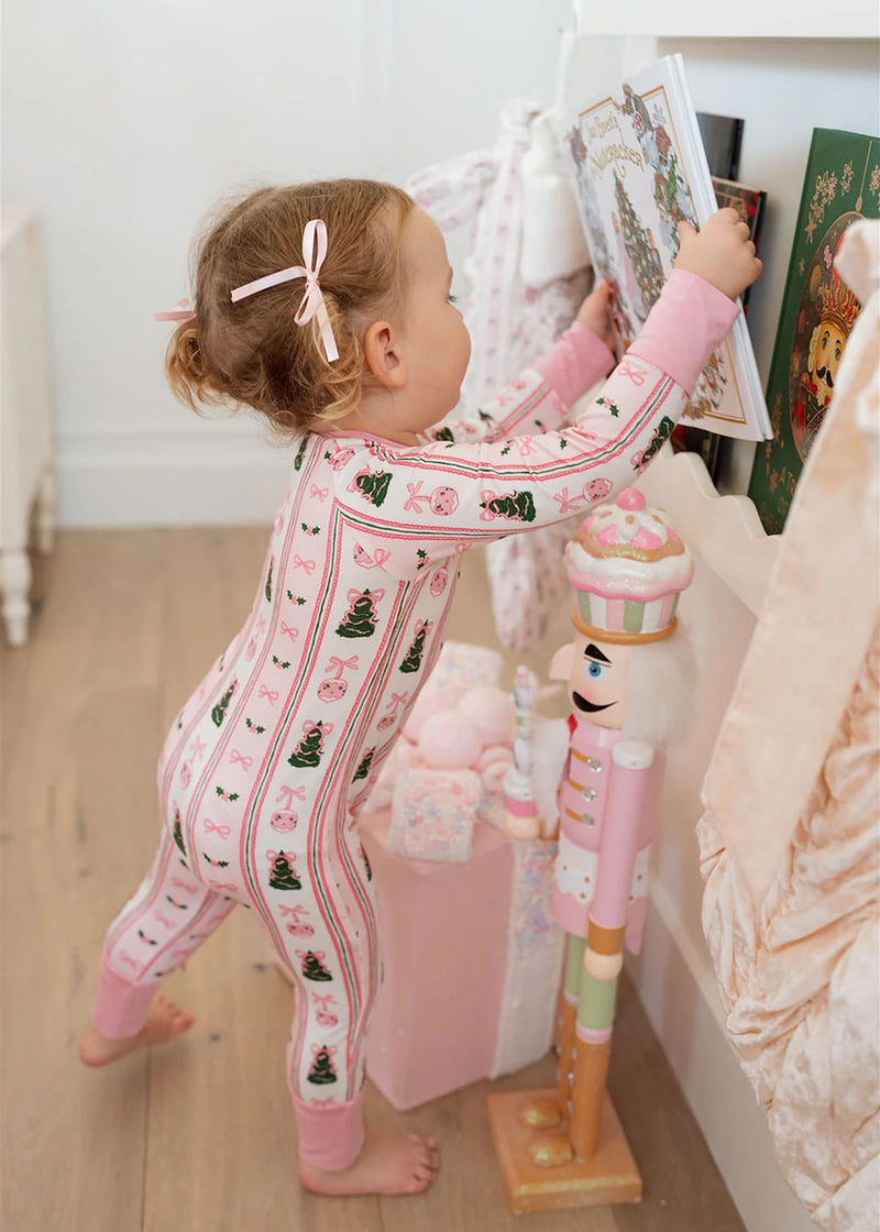 Pinkmas Zipper Romper