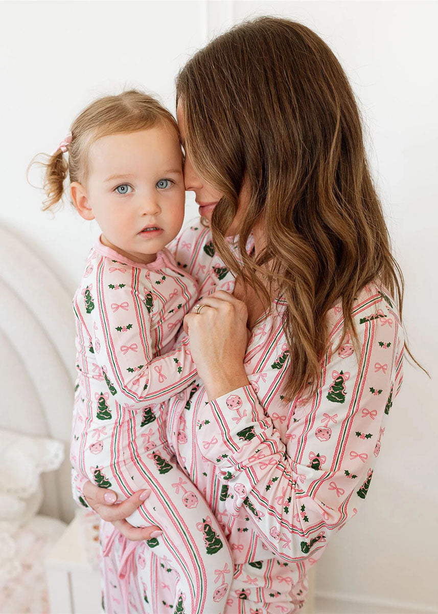 Pinkmas Zipper Romper