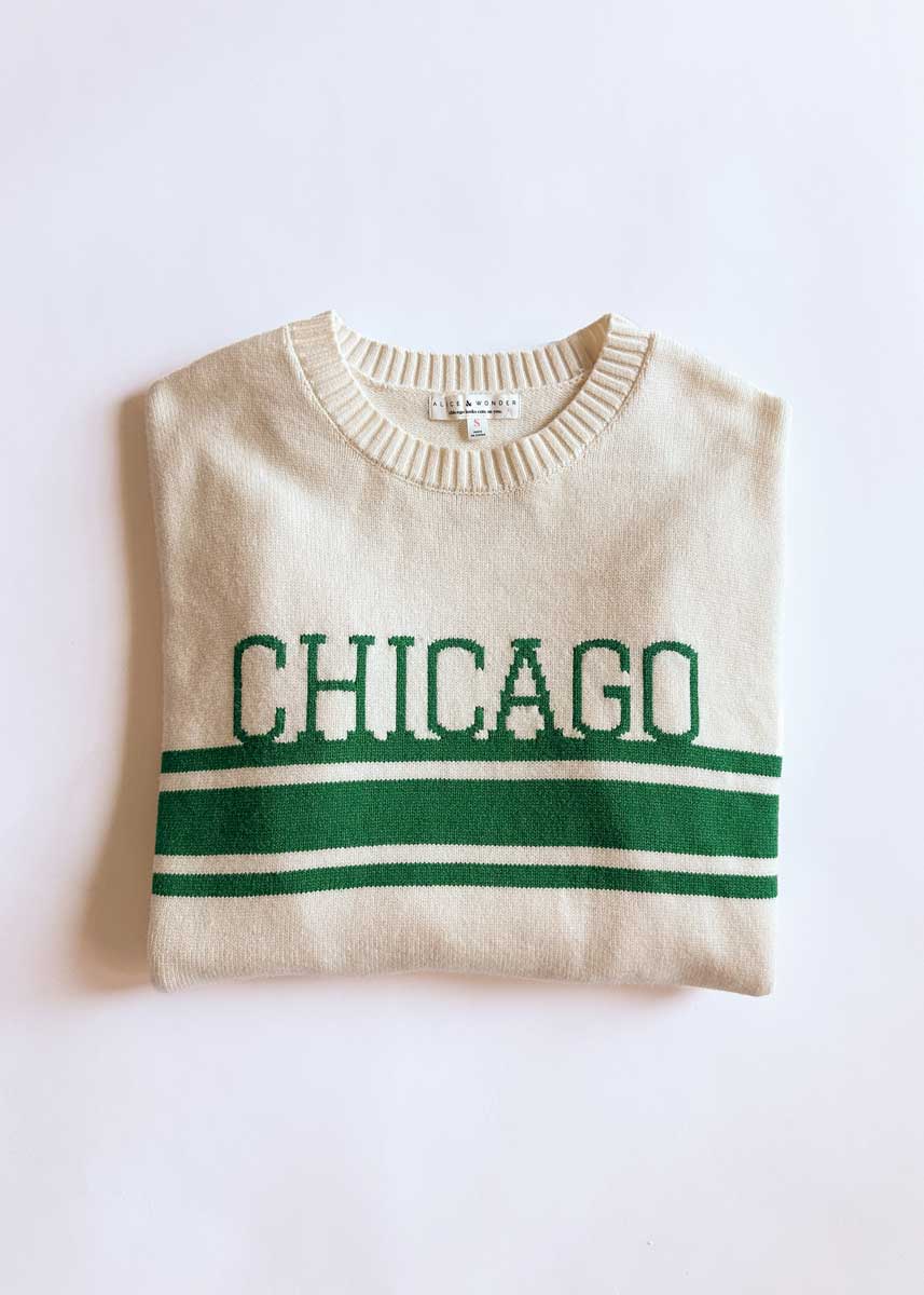 Chicago Stripe Stack Oversized Sweater
