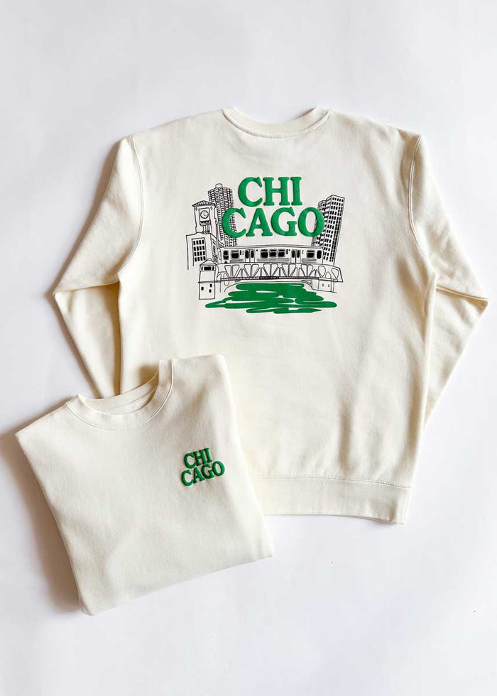 Chicago Green River Crewneck Sweatshirt