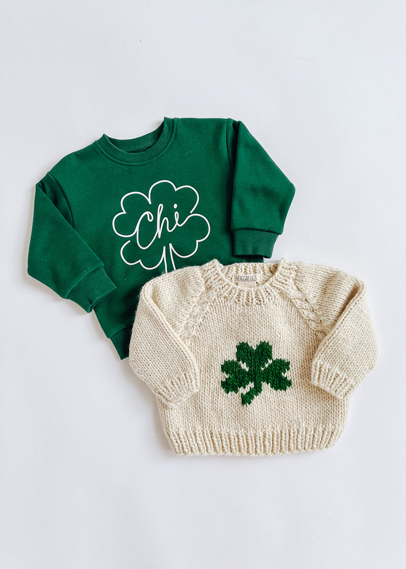 Chi Clover Sweatshirt - Green