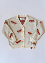 Hot Dog Knit Cardigan - Ivory