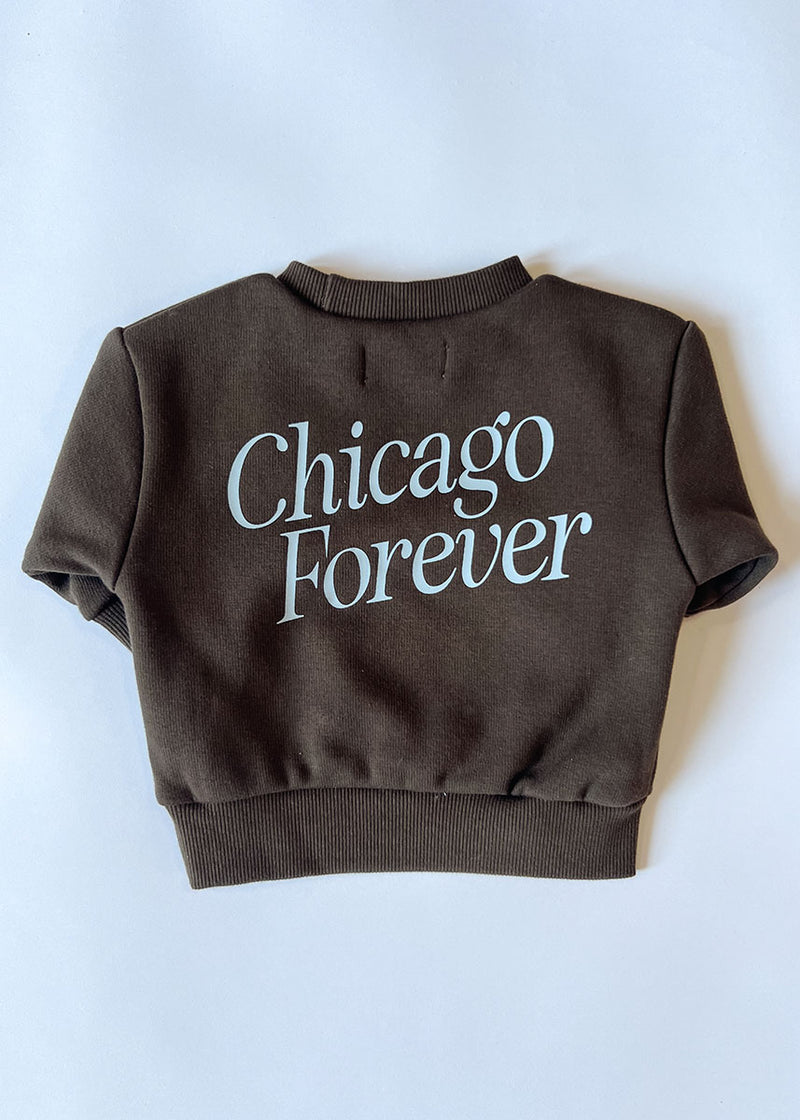 Chicago Forever! Sweatsuit Set - Espresso